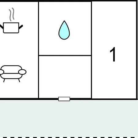 1 Bedroom Stunning In Lägenhet